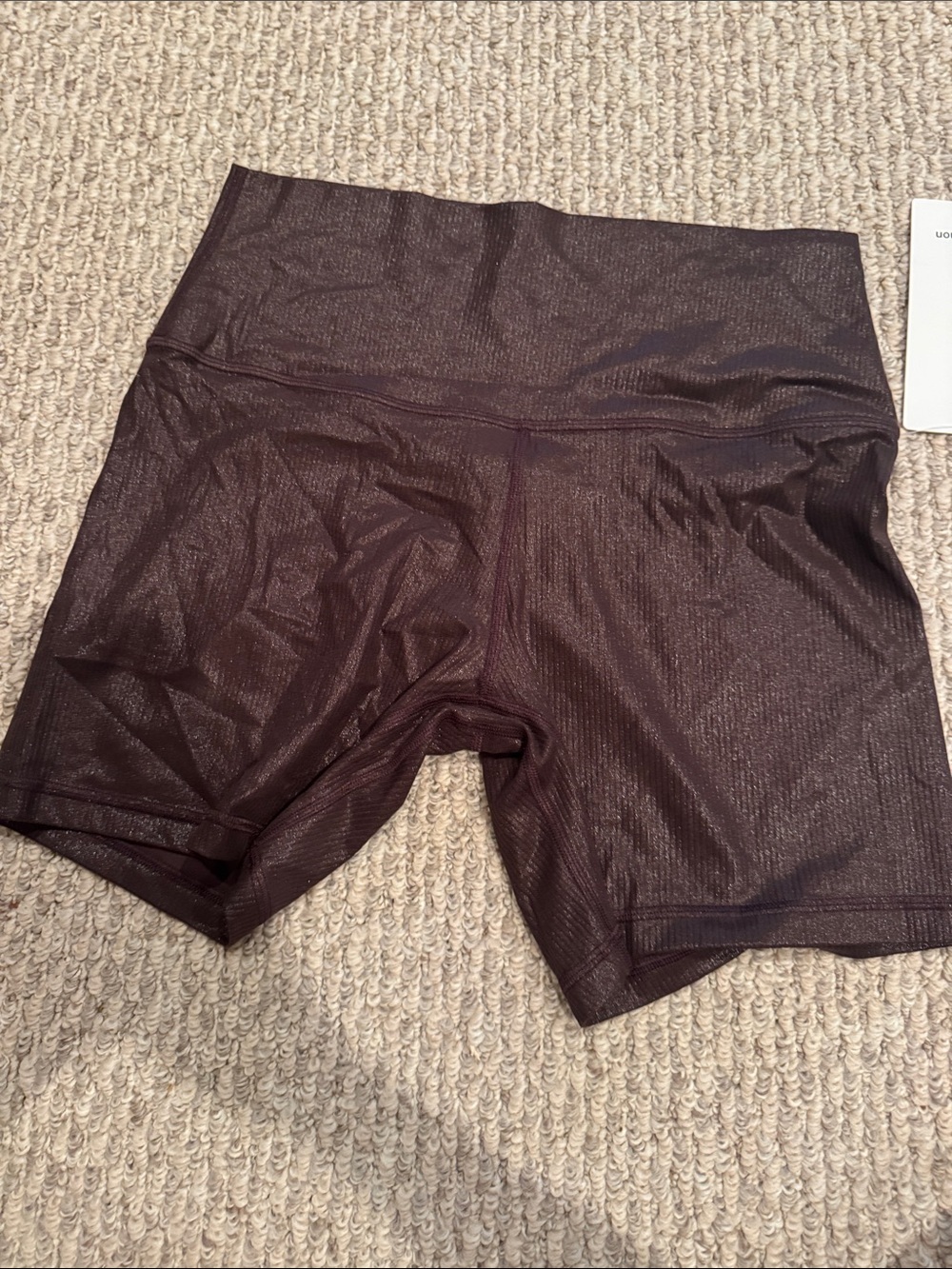 lululemon athletica High-Rise Bike Shorts - Deep Plum